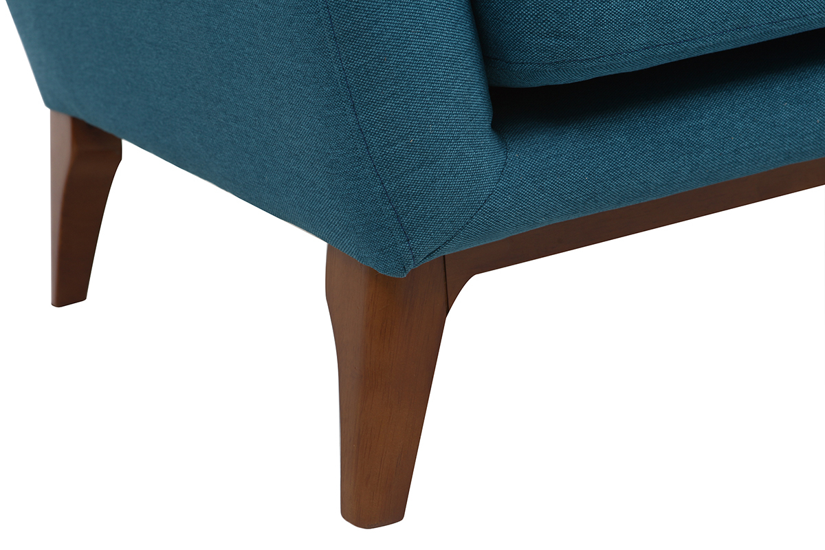 Sof� vintage 2 plazas azul petroleo MARKUS