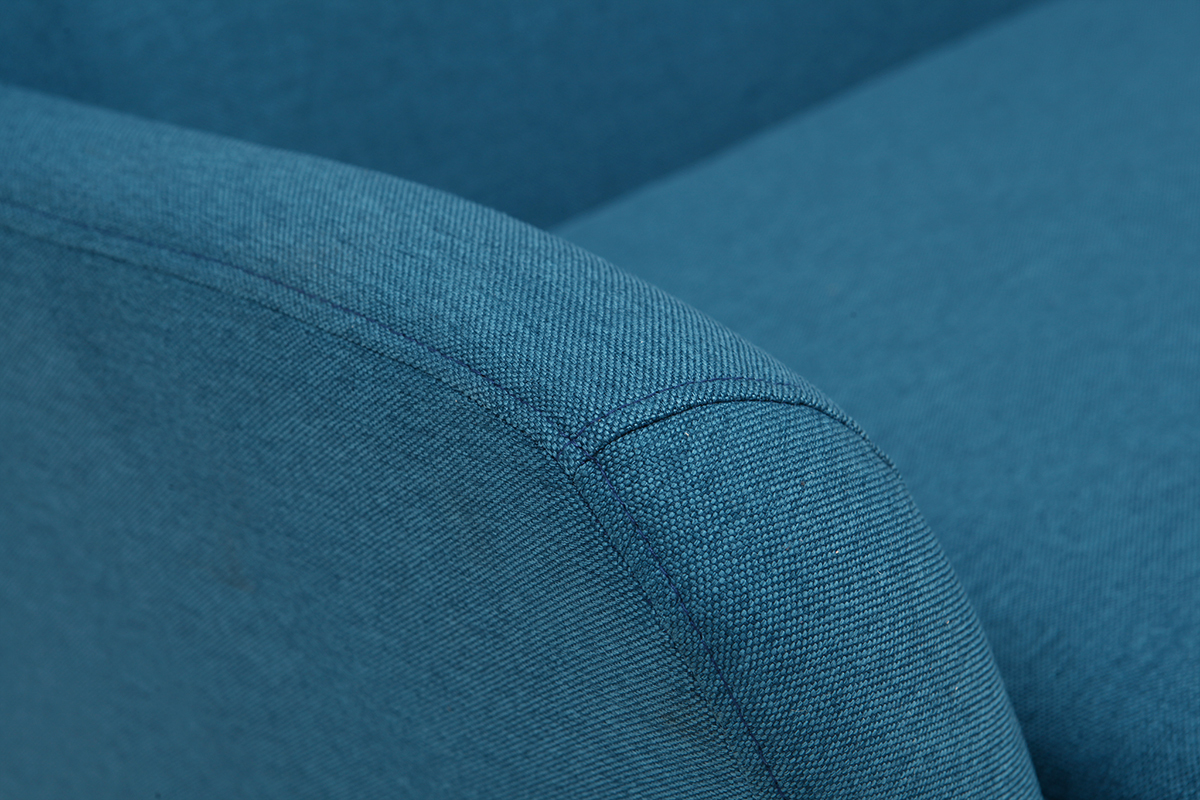 Sof� vintage 2 plazas azul petroleo MARKUS