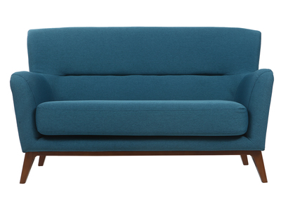 Sof&aacute; vintage 2 plazas azul petroleo MARKUS