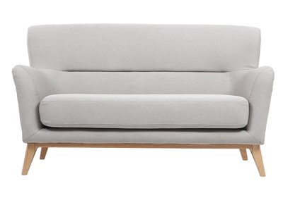 Sof&aacute; vintage 2 plazas gris MARKUS