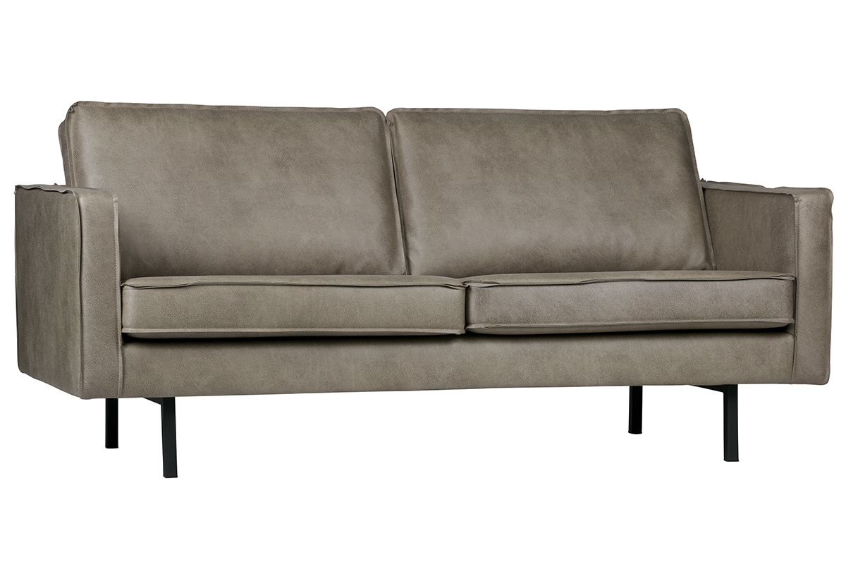 Sof vintage 3 plazas gris ASPEN