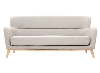 Sof&aacute; vintage 3 plazas gris claro MARKUS