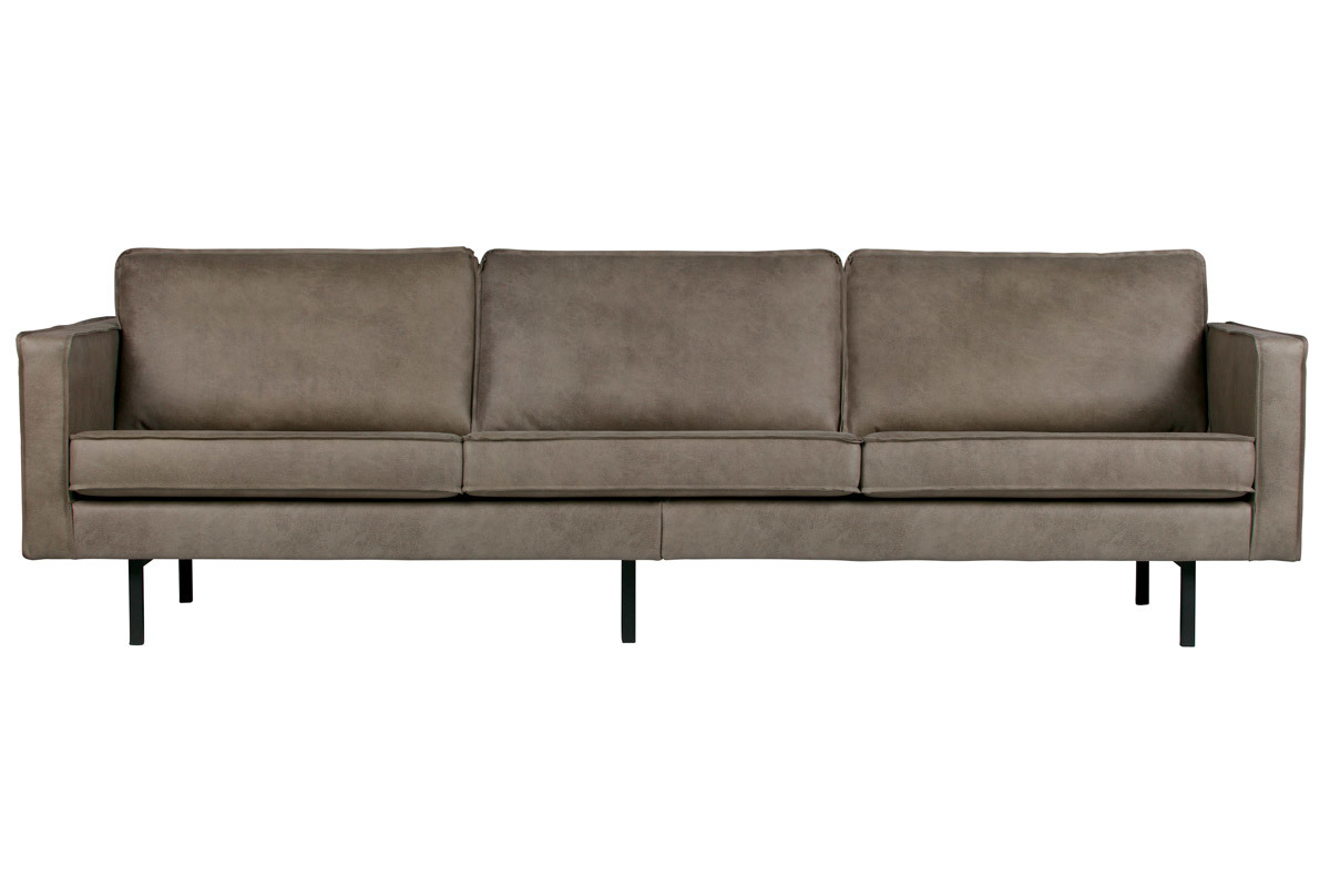 Sof vintage 4 plazas gris ASPEN