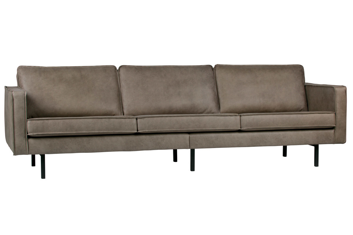 Sof vintage 4 plazas gris ASPEN