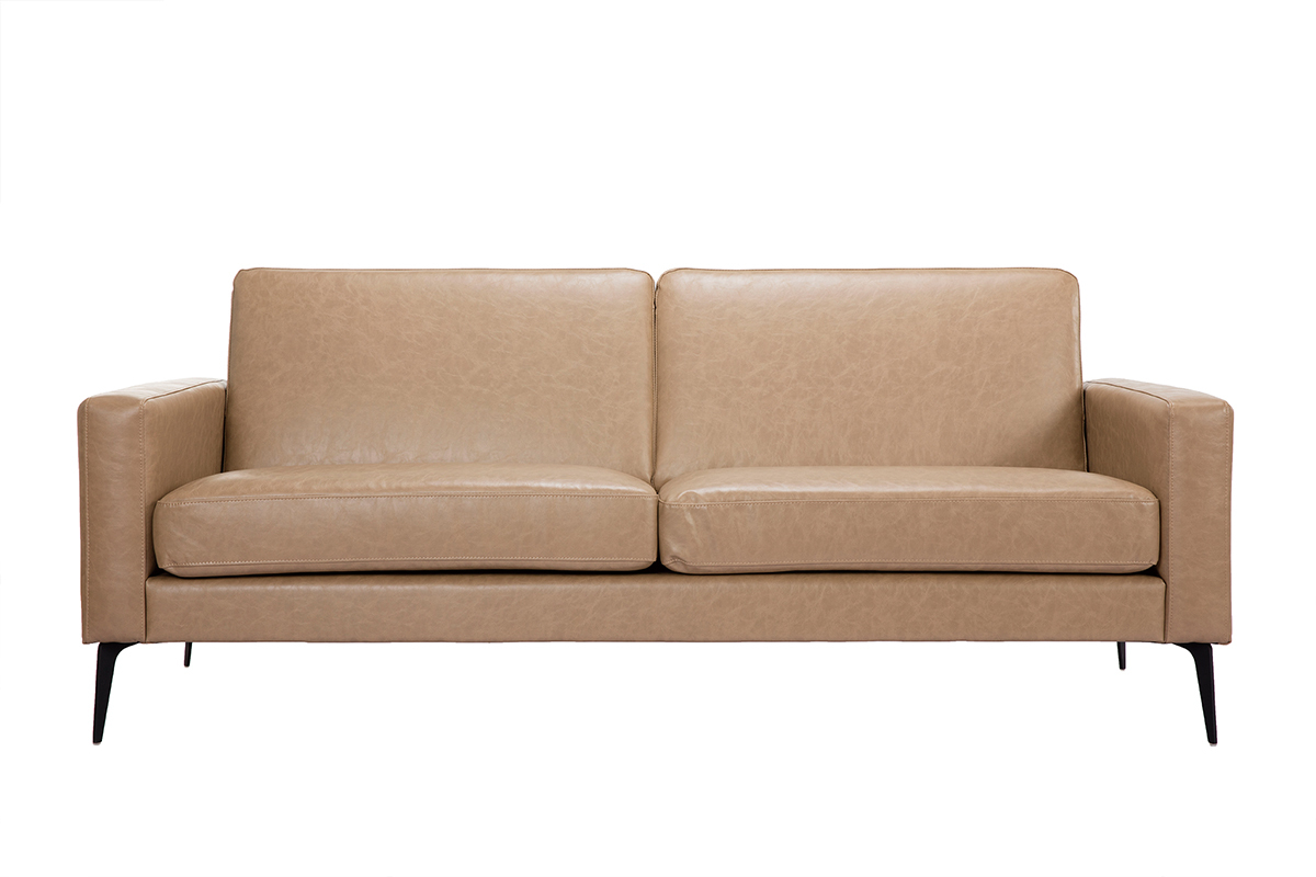 Sof vintage camel 3 plazas RICCI