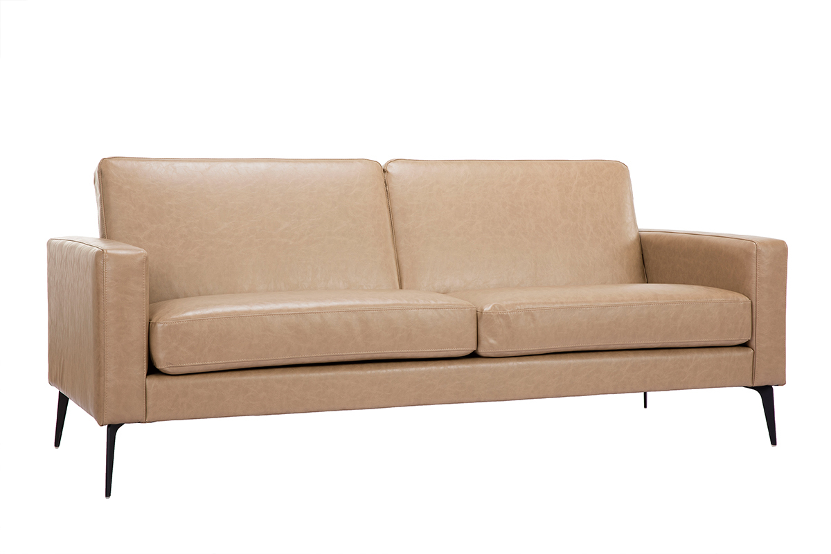 Sof vintage camel 3 plazas RICCI