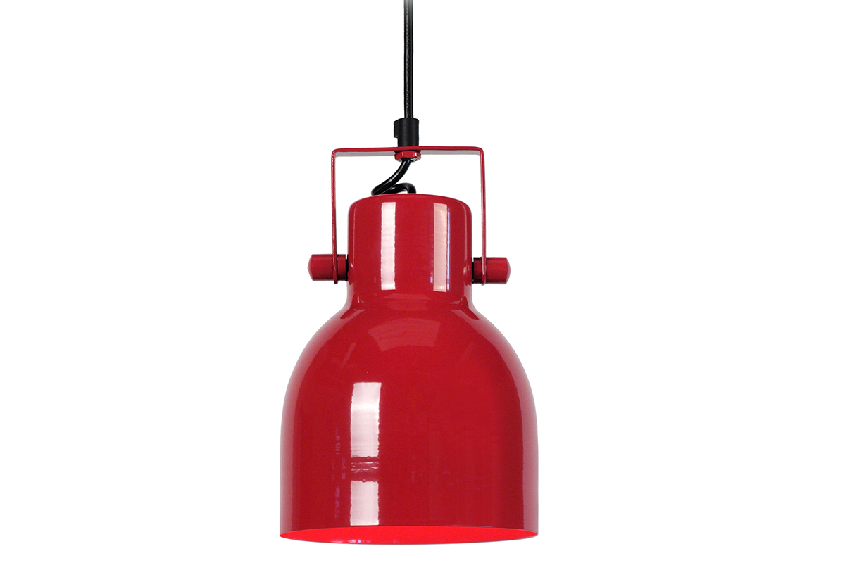 Suspensi�n dise�o acero roja CITY