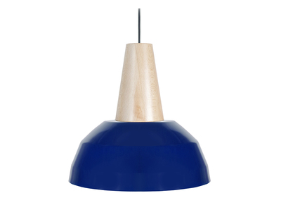 Suspensi&oacute;n dise&ntilde;o azul y madera PULSE