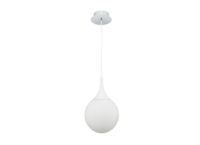 Suspensi&oacute;n dise&ntilde;o cristal blanca 20cm DUKE