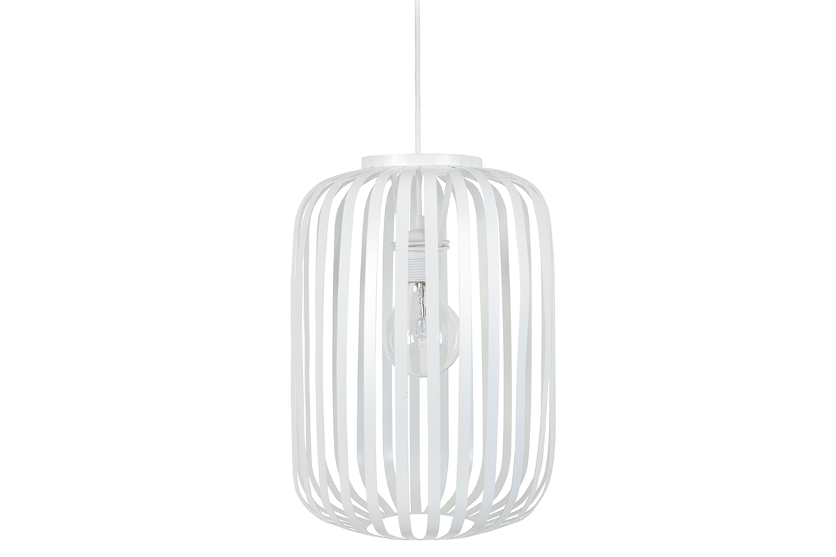 Suspensin diseo metal blanca ALVEOL