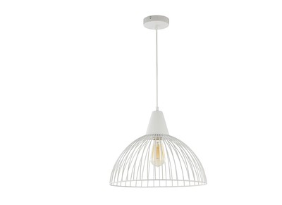 Suspensi&oacute;n dise&ntilde;o metal blanco HOOP