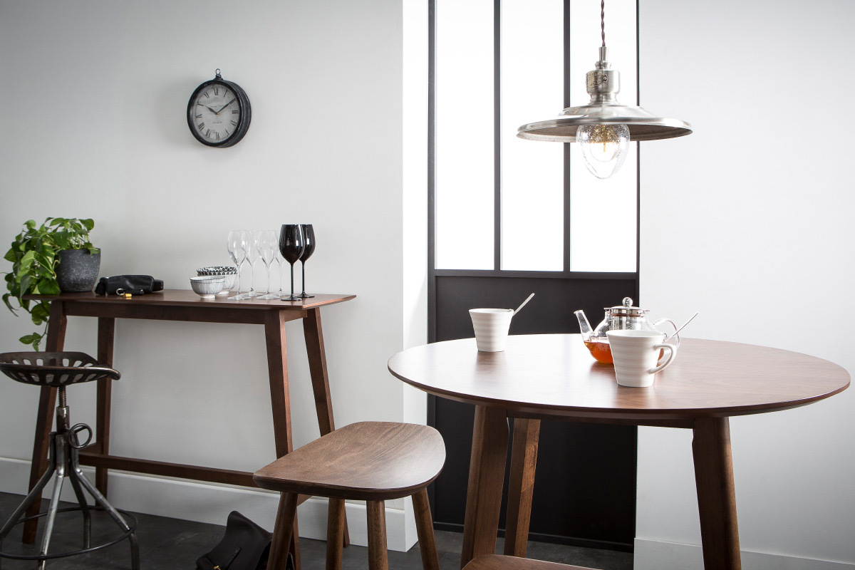 Suspensi�n dise�o metal cromado MARVIN