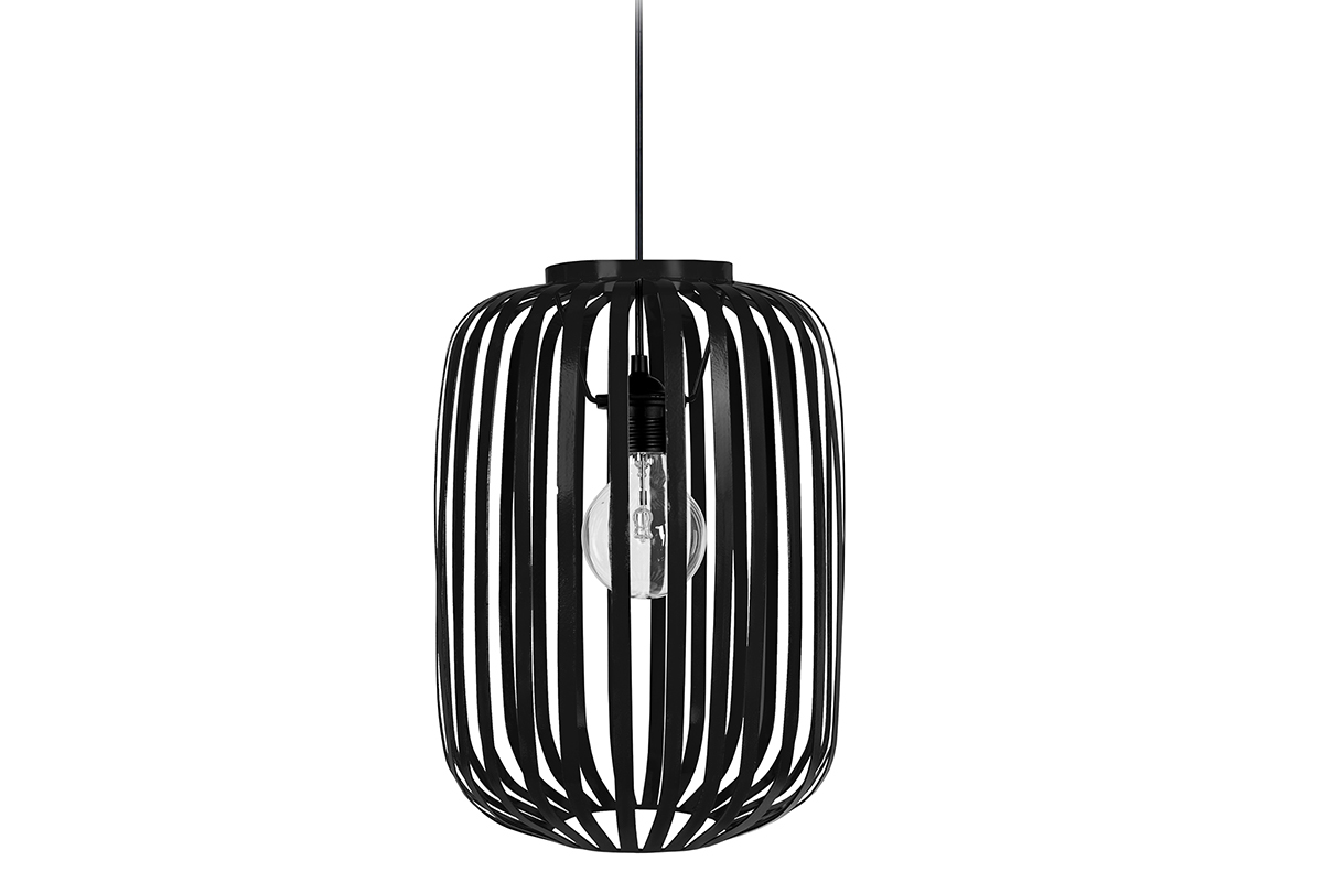 Suspensin diseo metal negra ALVEOL
