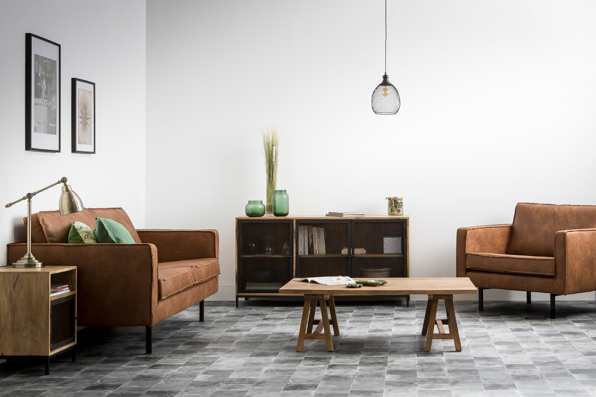 suspensi�n dise�o metal negro ASTRAL