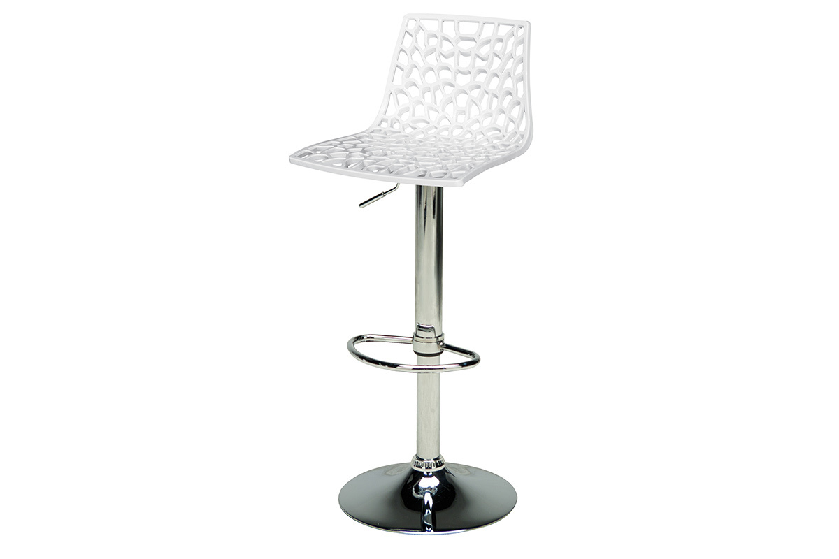 Taburete de bar diseo blanco ATRAX