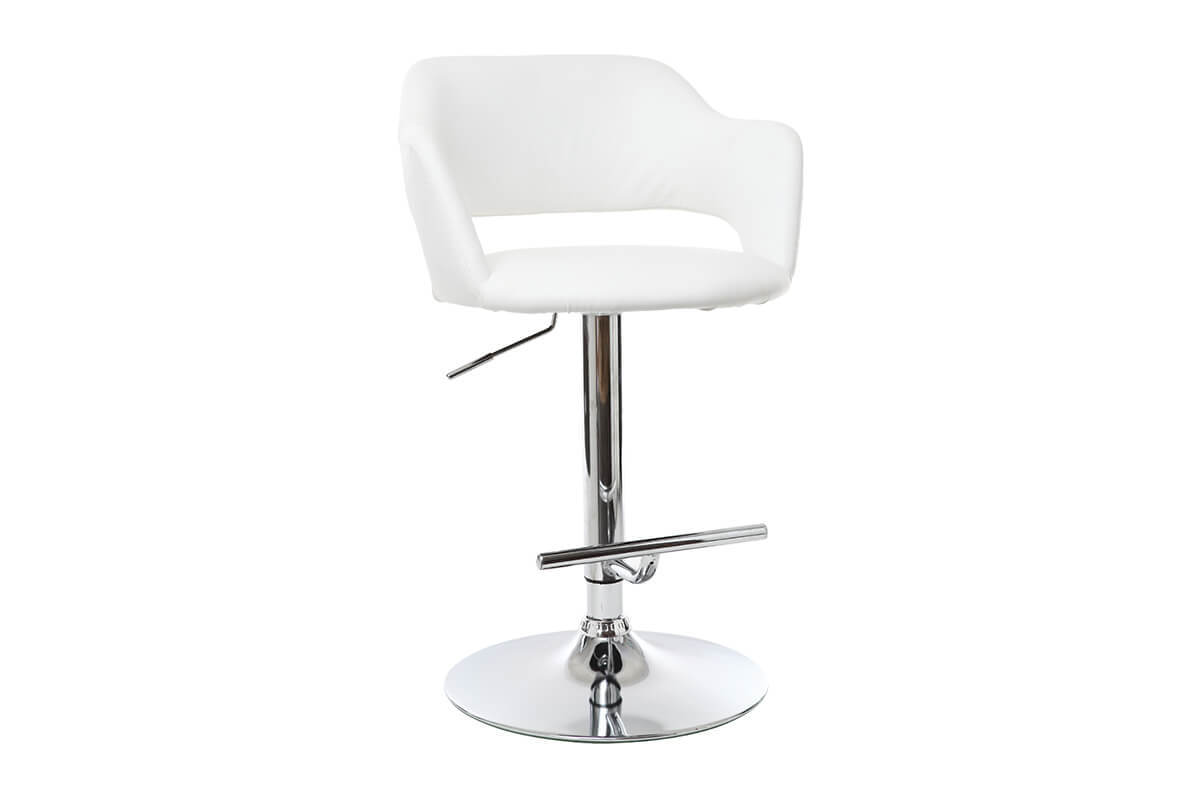 Taburete de bar diseo blanco JESSY