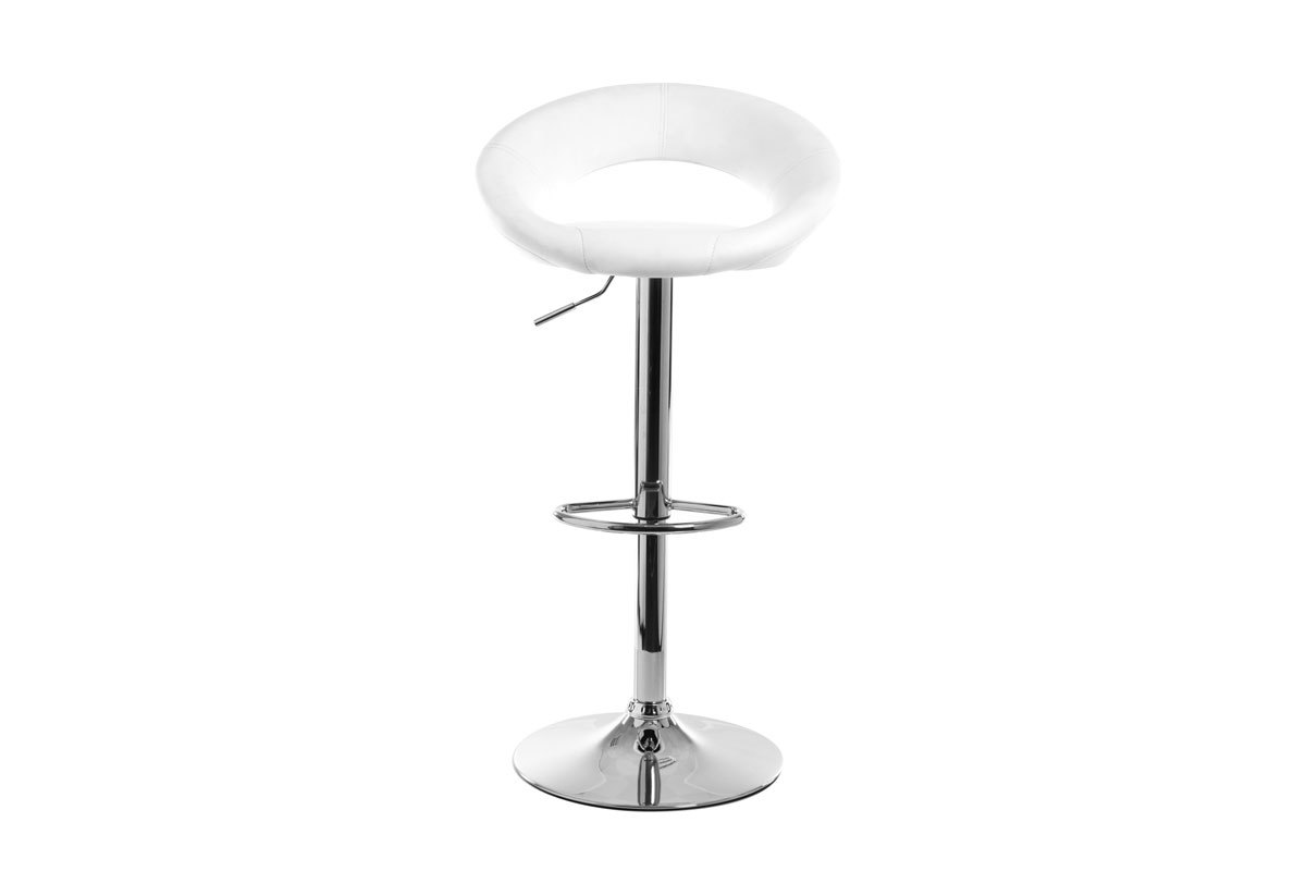 Taburete de bar diseo blanco NEWTON
