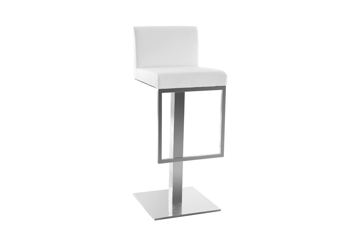 Taburete de bar diseo blanco OMEGA