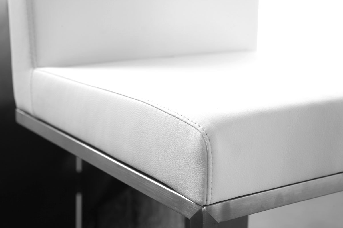 Taburete de bar diseo blanco OMEGA