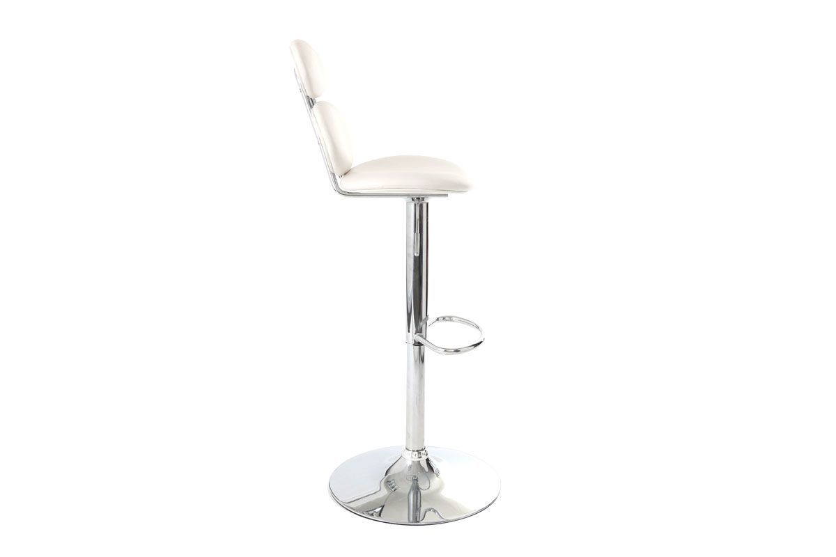 Taburete de bar diseo blanco STONE