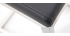 Taburete de bar diseño contemporáneo - aluminio y PU negro  lote de dos STELLAR