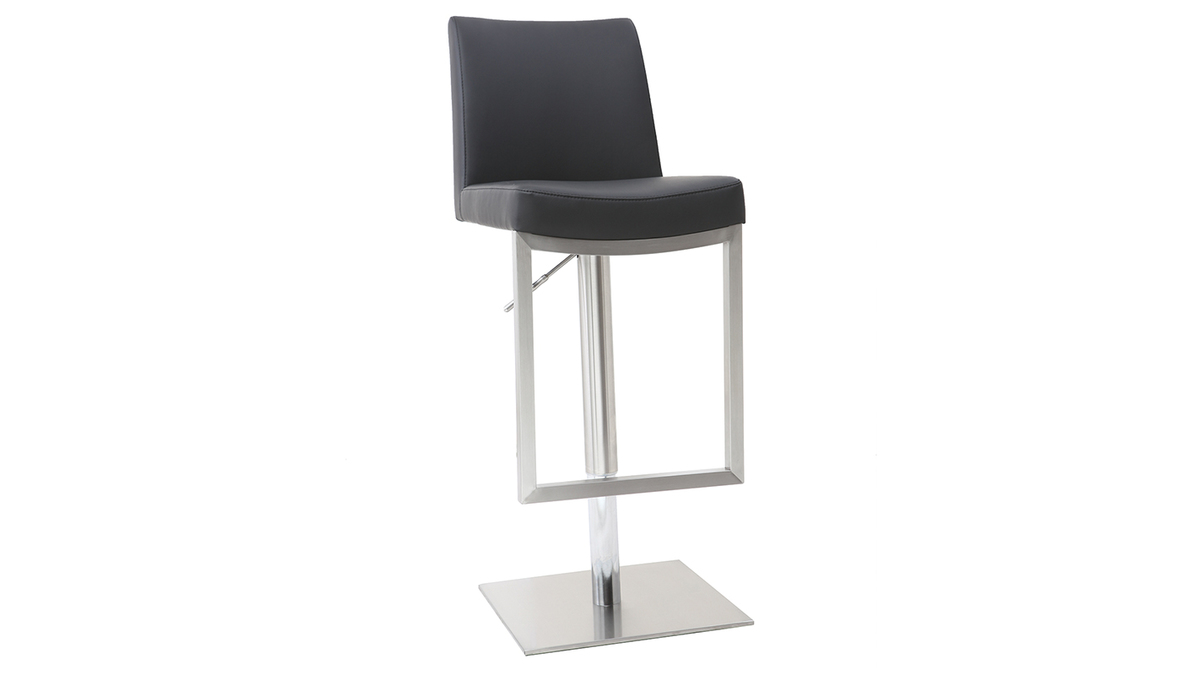 Taburete alto Steel negro o blanco de Designshow