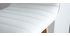 Taburete de bar diseño madera y polipiel blanco 65cm lote de 2 EMMA