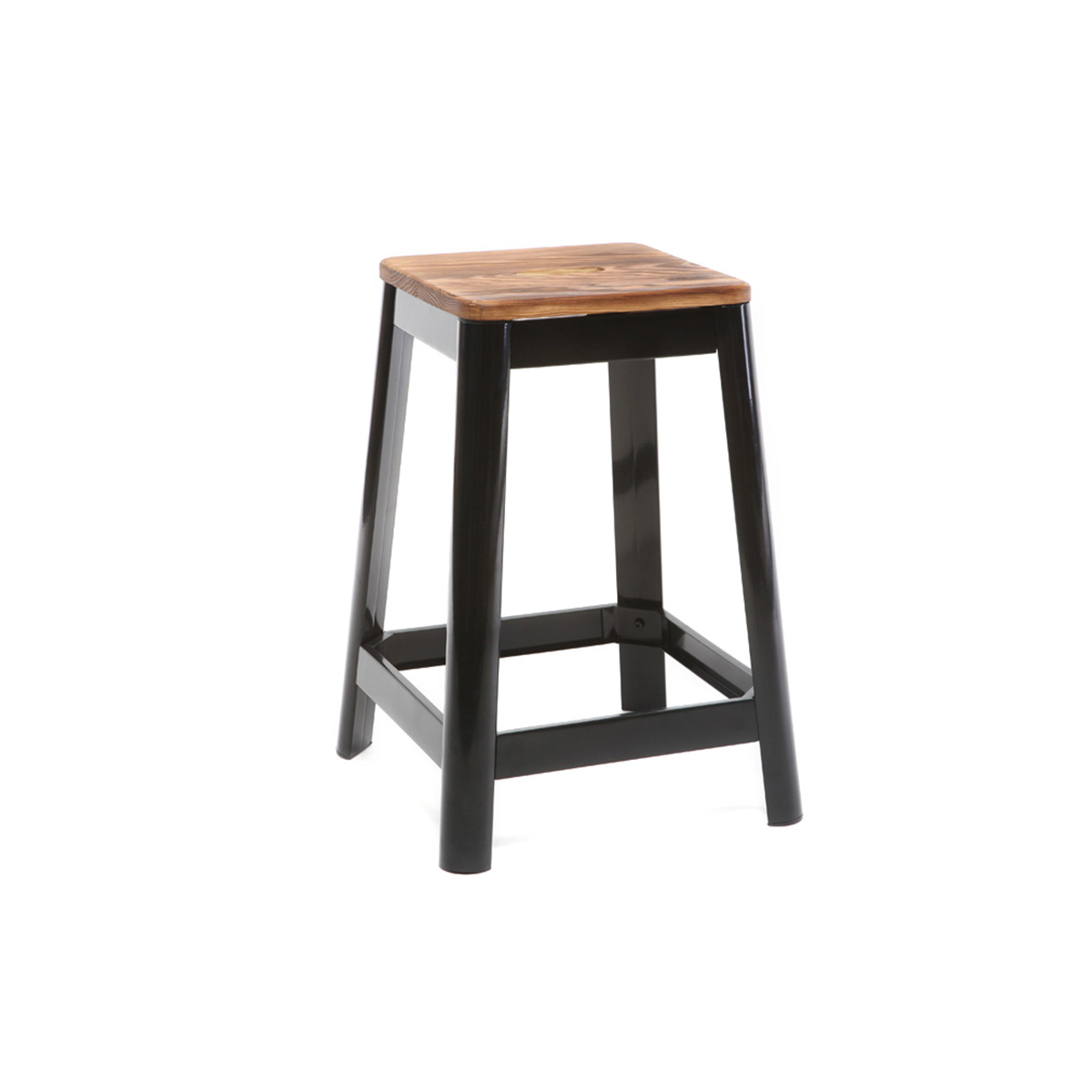 Taburete de bar diseño negro A65cm NICK