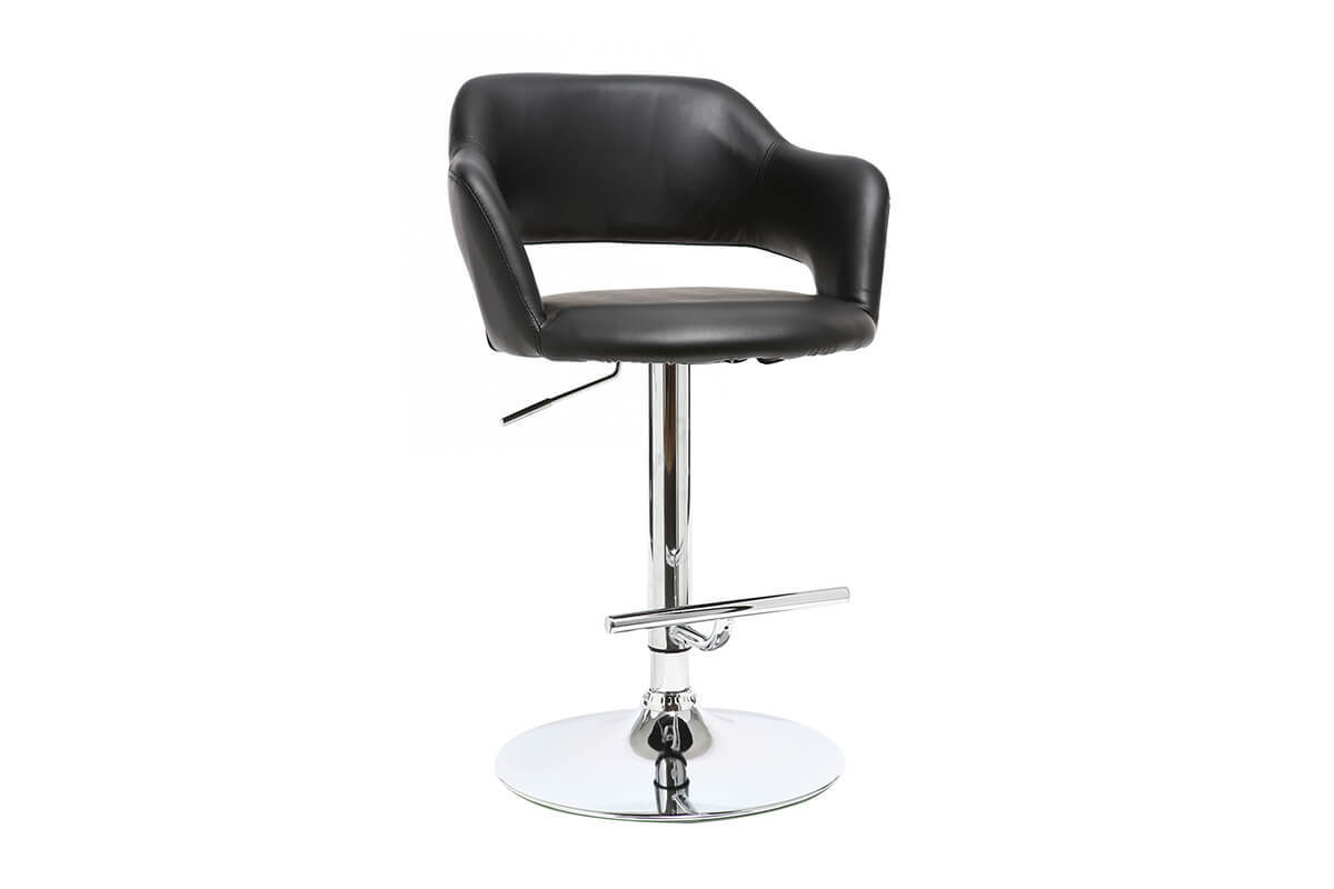 Taburete de bar diseo negro JESSY