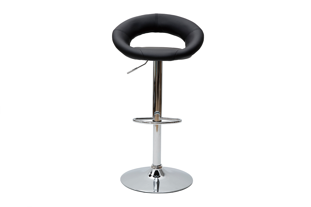 Taburete de bar diseo negro NEWTON