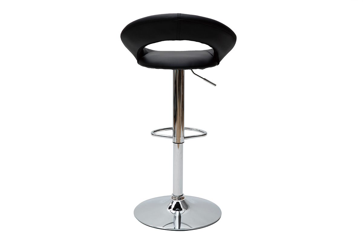 Taburete de bar diseo negro NEWTON