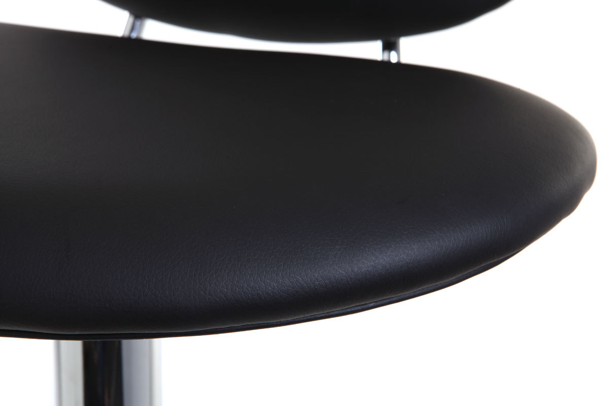 Taburete de bar diseo negro STONE