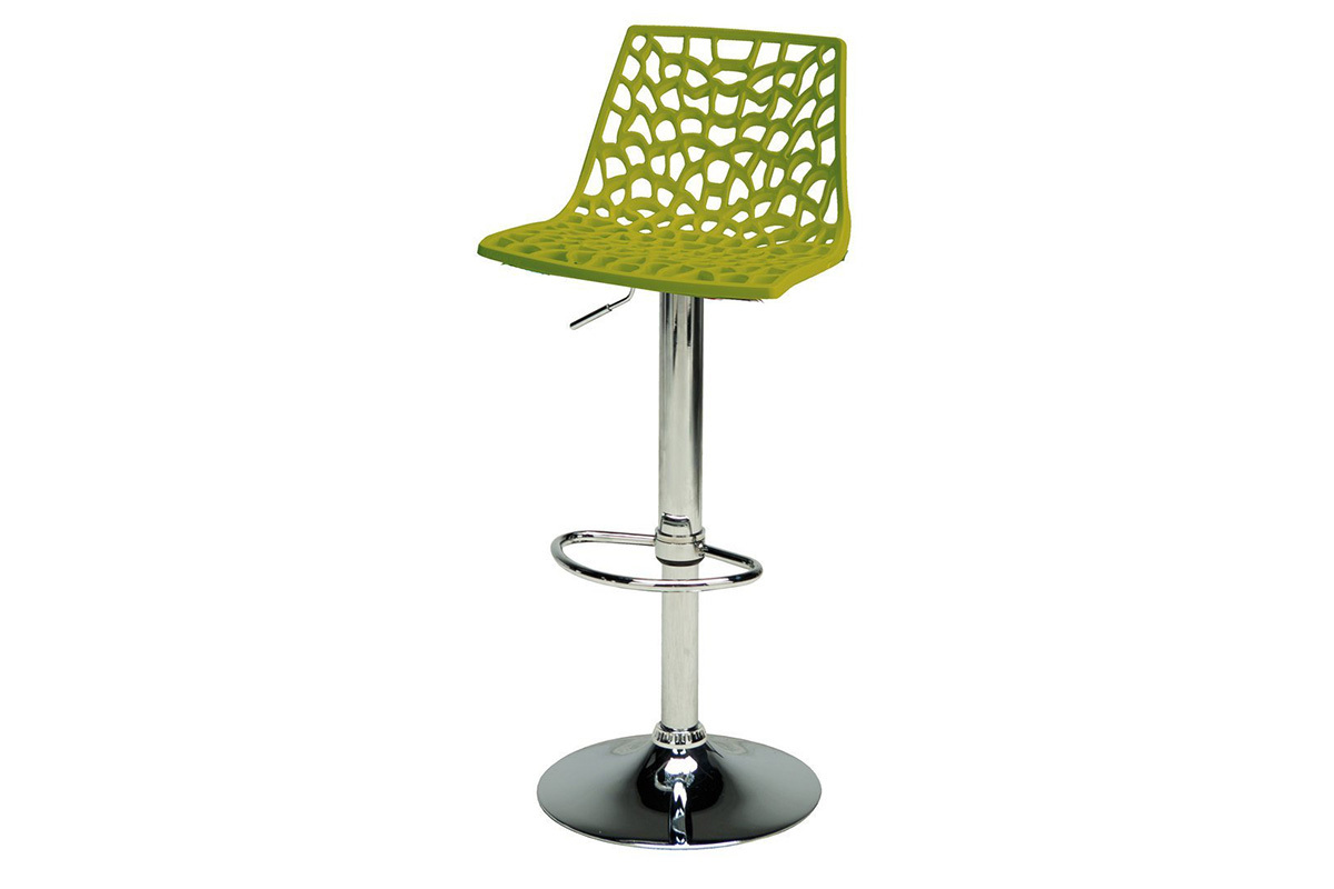 Taburete de bar diseo verde ATRAX