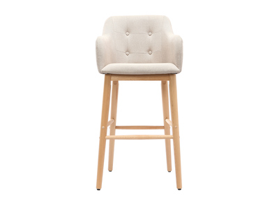 Taburete de bar escandinavo 75cm natural BALTIK