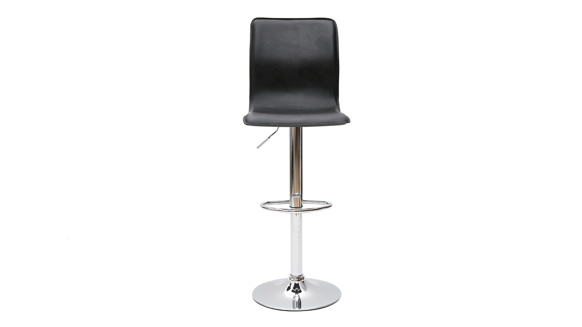 Taburete de bar lounge SURF ALTO color negro (lote de dos)