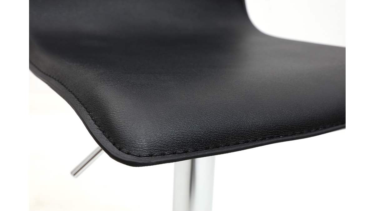 Taburete de bar lounge SURF ALTO color negro (lote de dos)