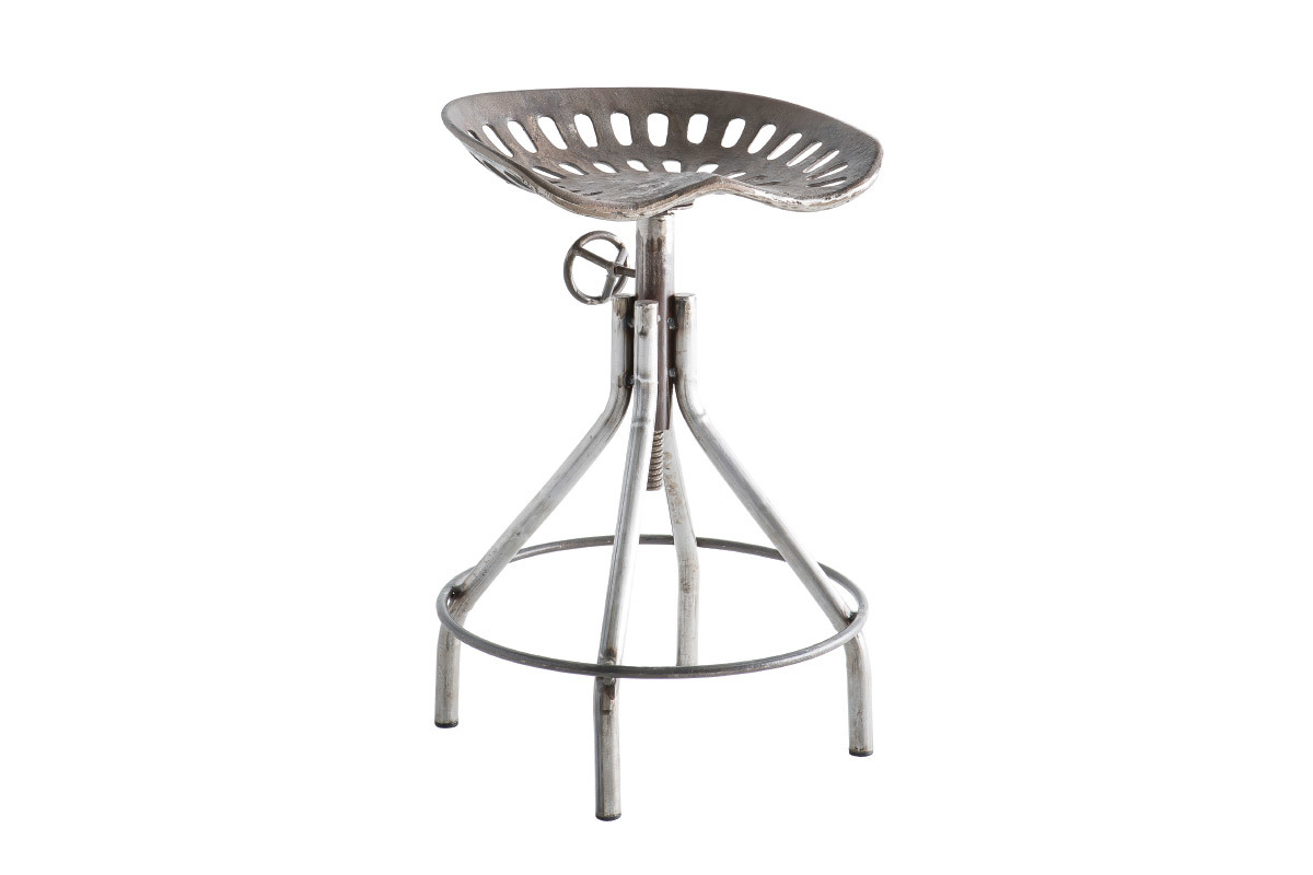 Taburete de bar moderno en metal 75 cm WALLY