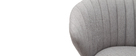 Taburete de bar moderno tejido gris 65 cm DALLY