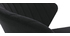 Taburete de bar moderno terciopelo negro 78 cm DALLY
