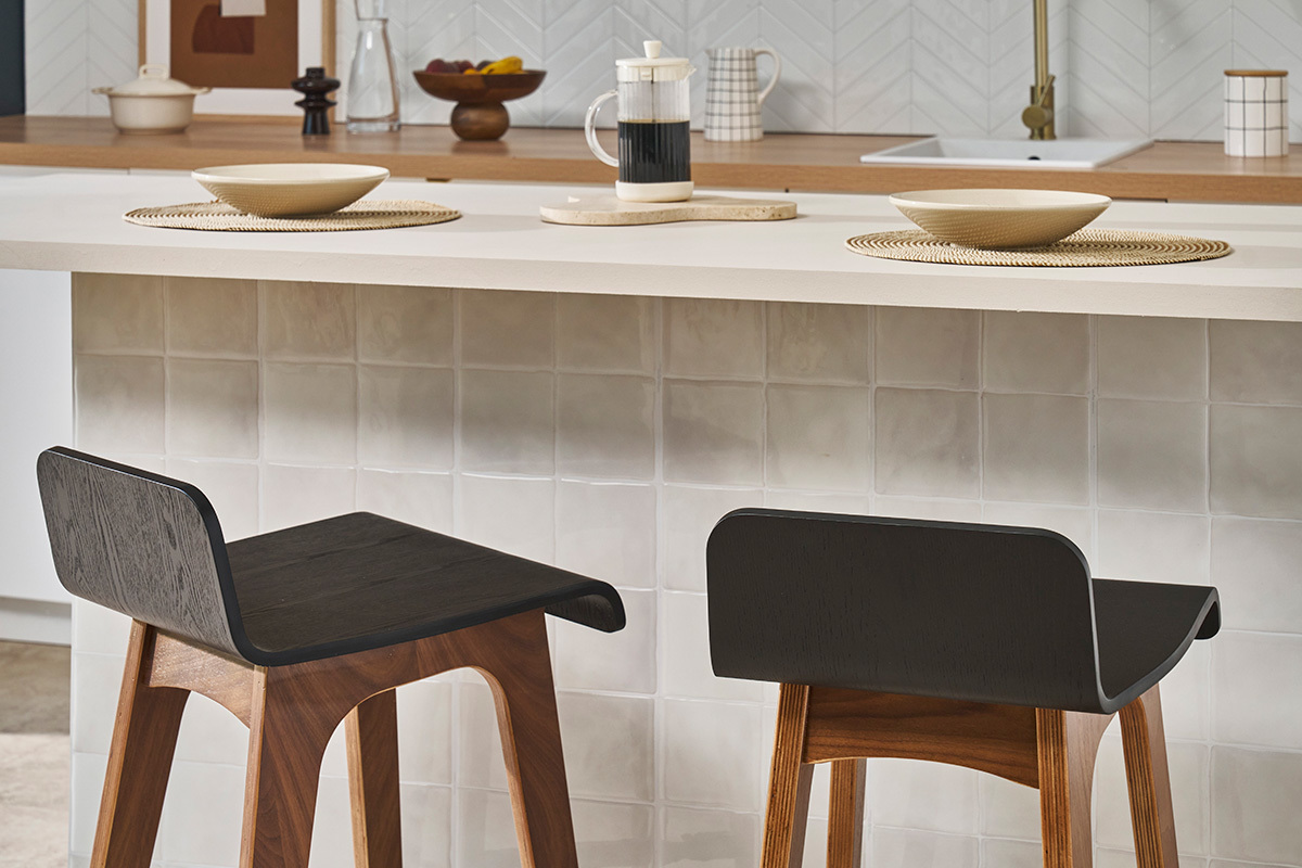 Taburete de bar negro 65 cm BALTIK
