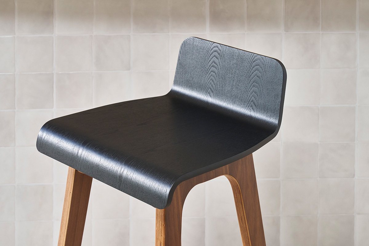 Taburete de bar negro 65 cm BALTIK