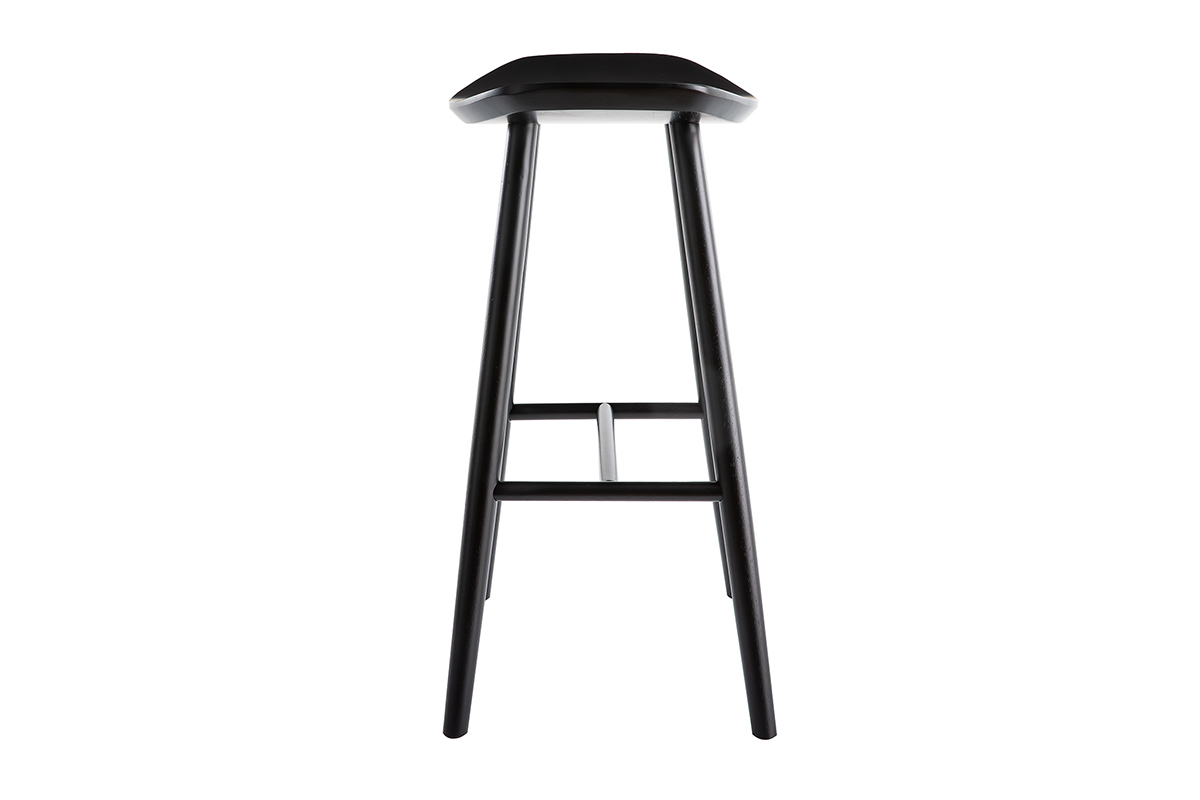 Taburete de bar negro de dise�o 72 cm DEMORY