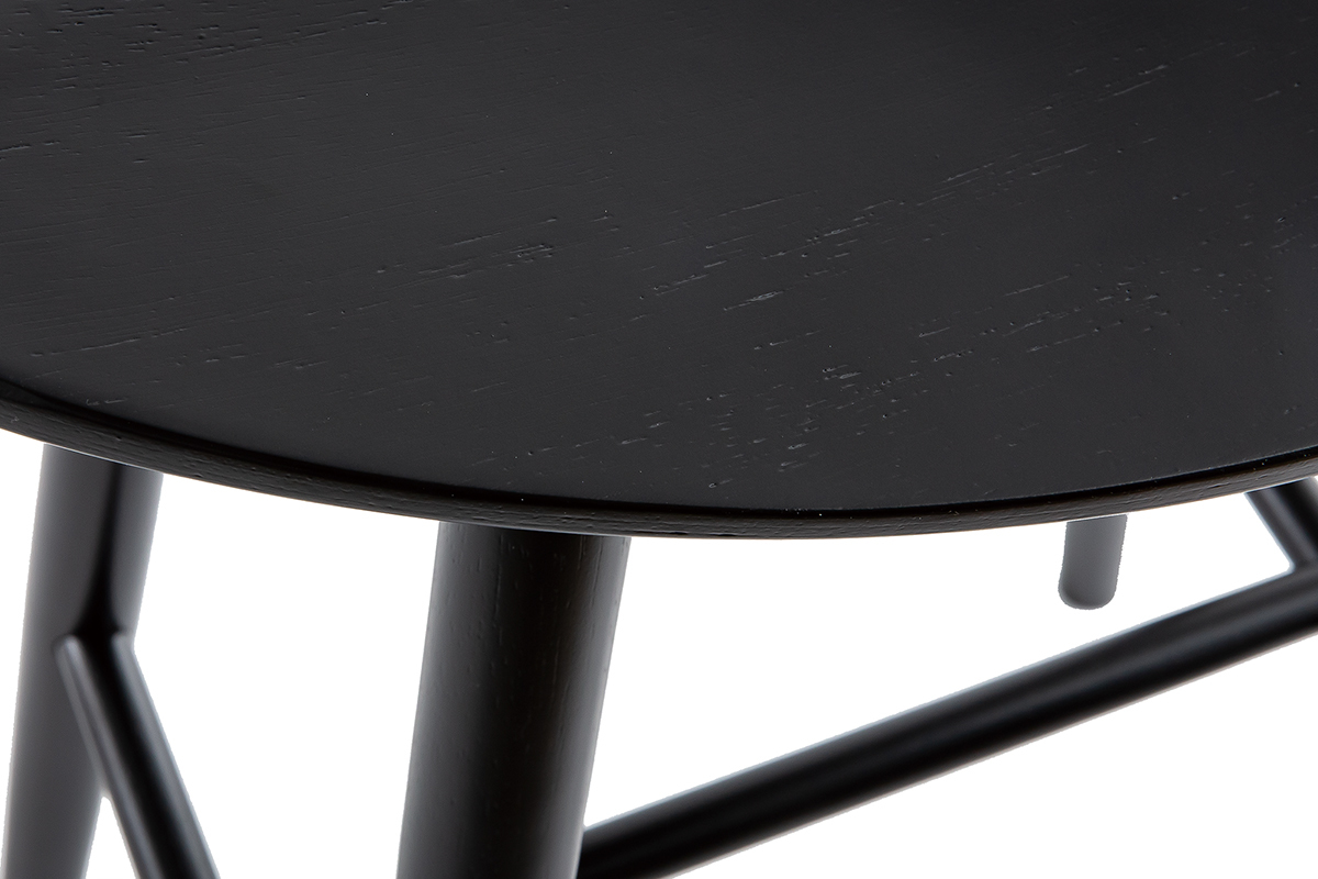 Taburete de bar negro de dise�o 72 cm DEMORY