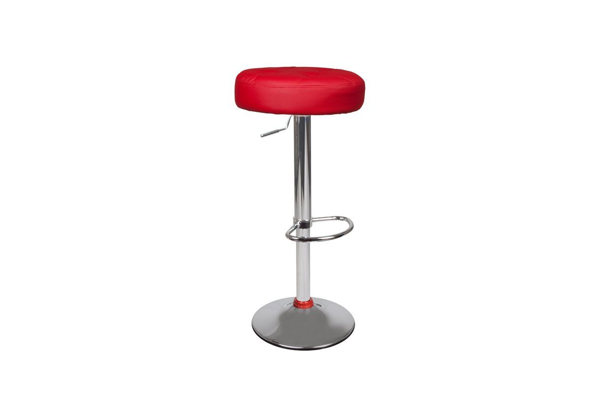 Taburete de bar rojo Plut�n