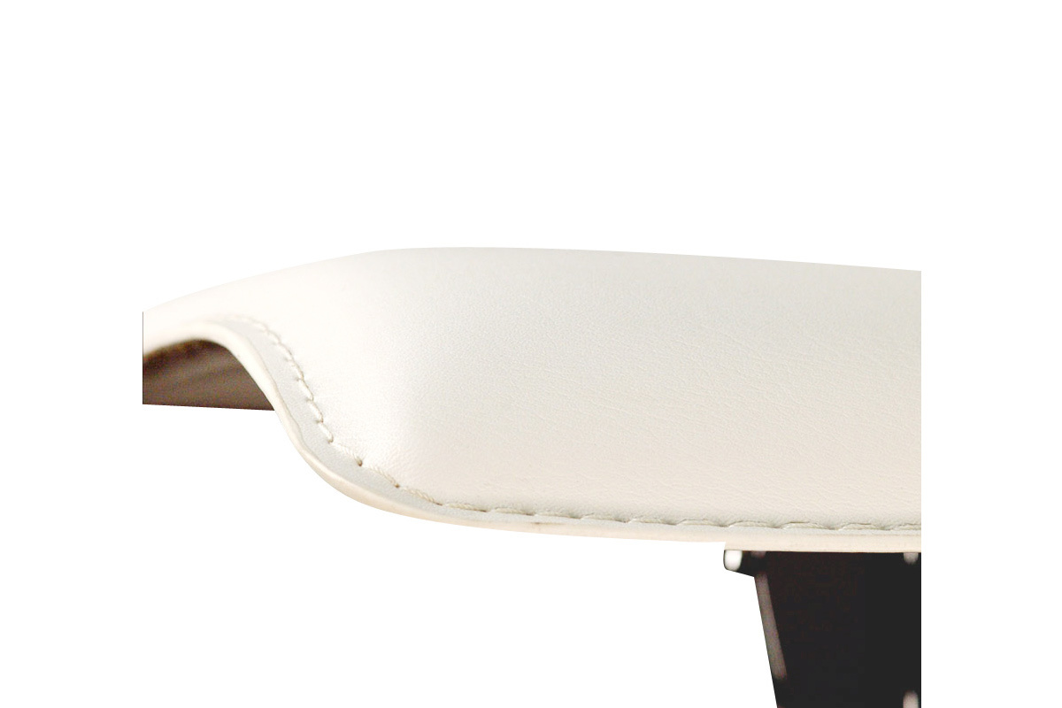 Taburete de bar surf alto color blanco (lote de 2)