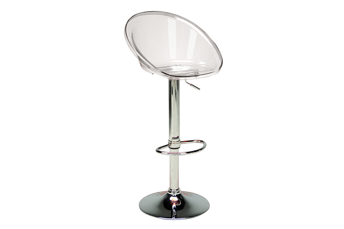 Taburete de bar transparente MOPPY
