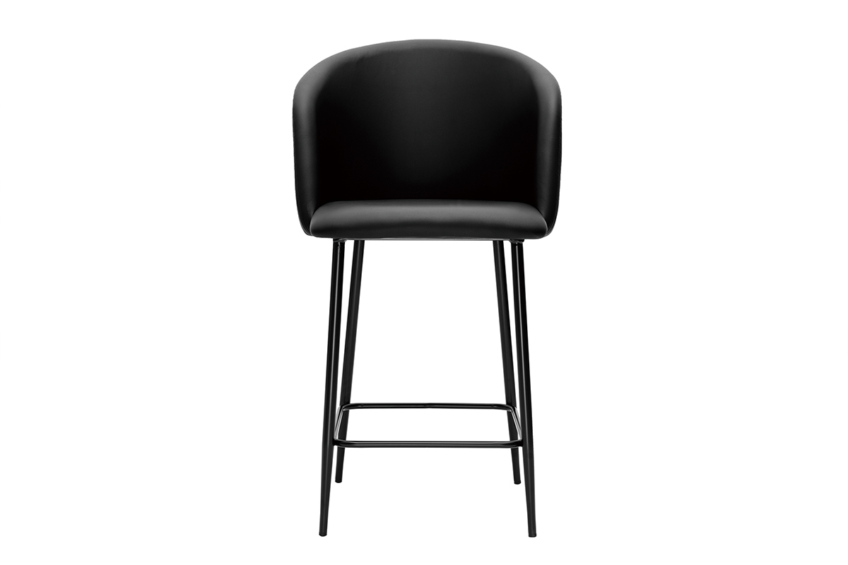 Taburete de cocina de diseo negro 68 cm VANITY