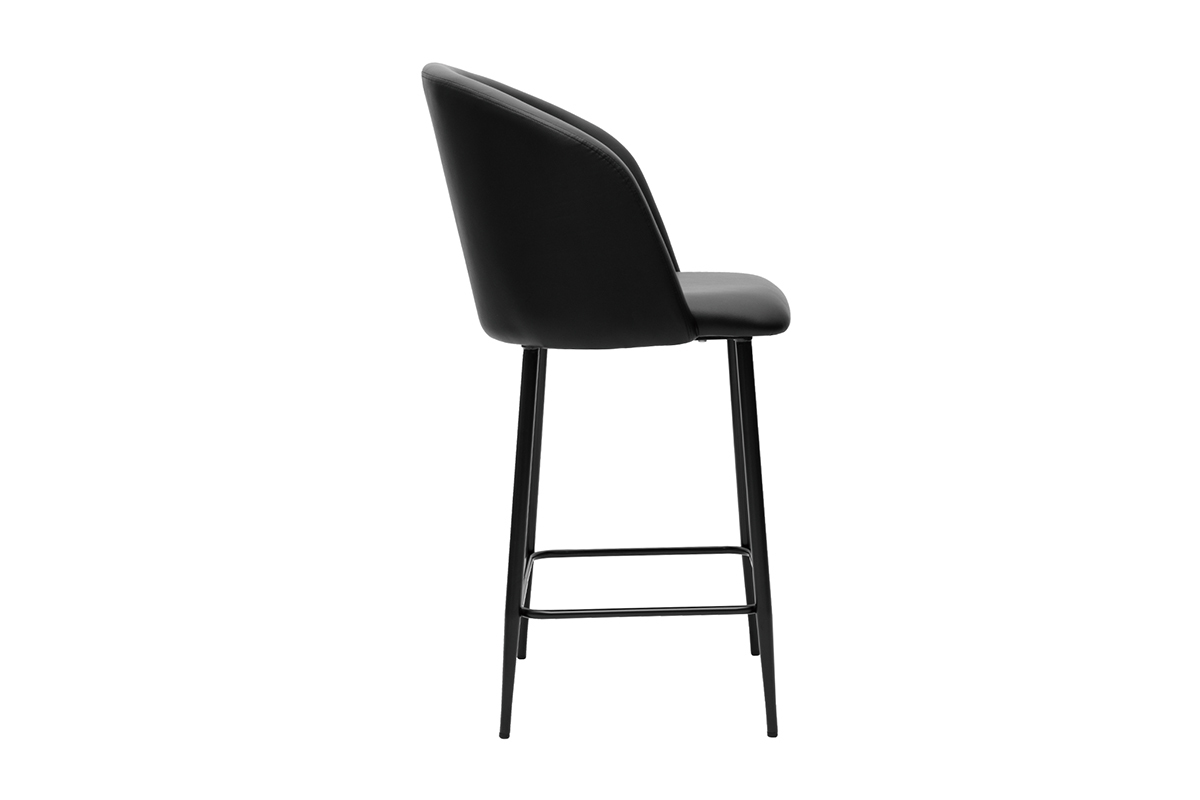 Taburete de cocina de diseo negro 68 cm VANITY