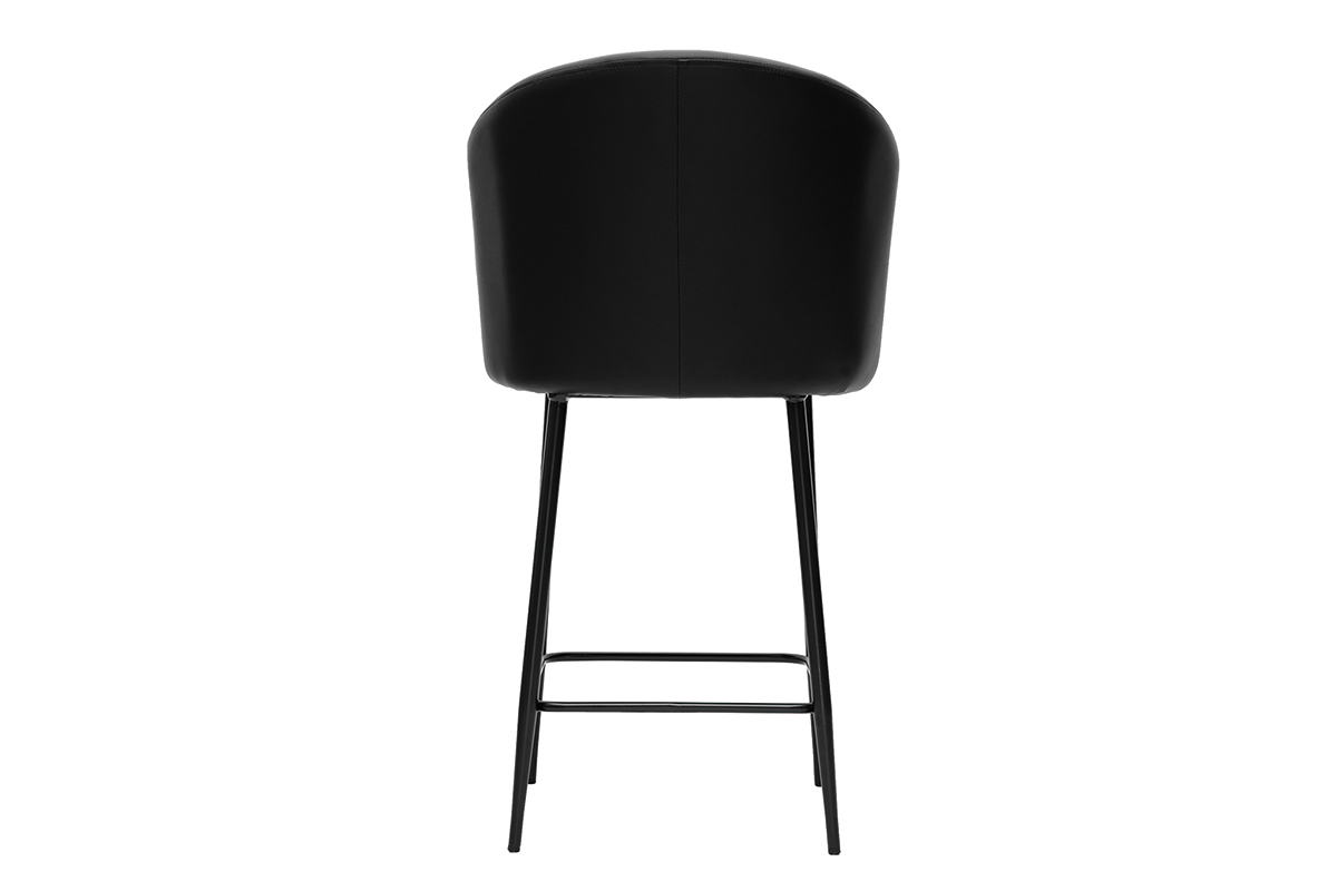 Taburete de cocina de diseo negro 68 cm VANITY
