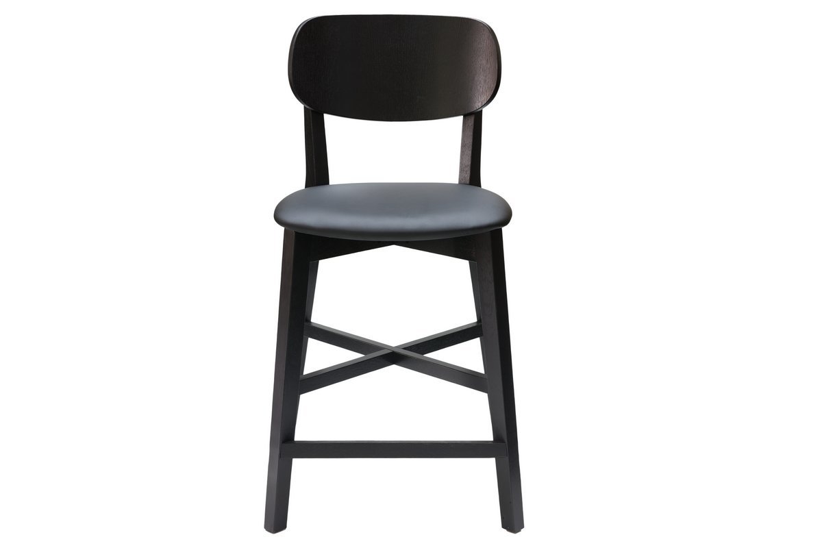 Taburete de cocina negro 65 cm LUCIA